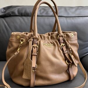 Prada Tan Shoulder Bag